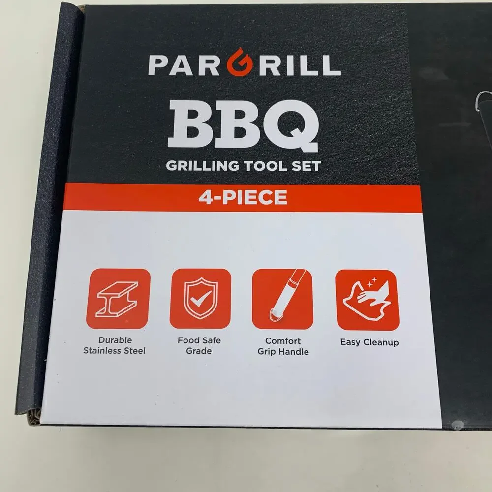 Par Grill 4-Piece BBQ Grilling Set